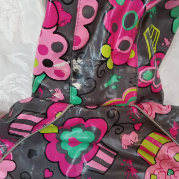 Children's Place Rain Coat Size 4T Rainwear Jacket Ready for Rain Pink Cupcake - Picture 14 of 16